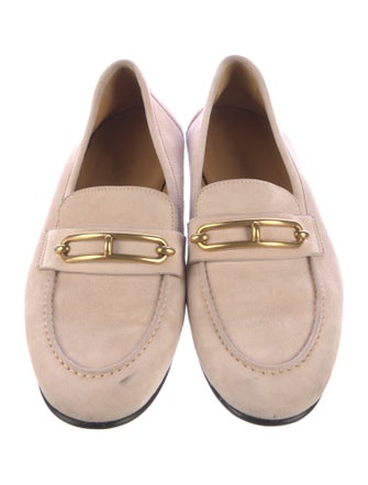 Hermès Suede Loafers