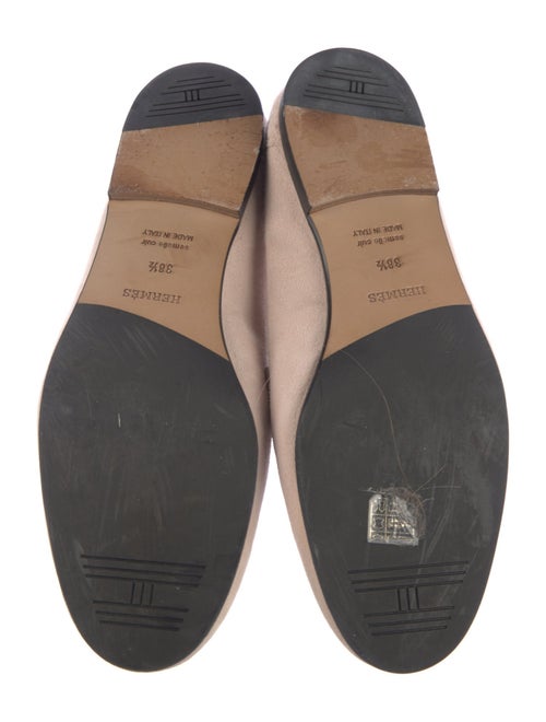 Hermès Suede Loafers