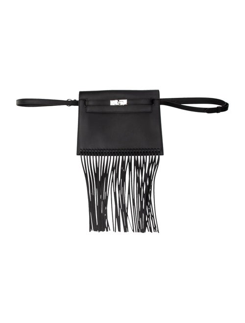 Hermès 2023 Swift Kelly Danse Anate Fringe Belt Bag