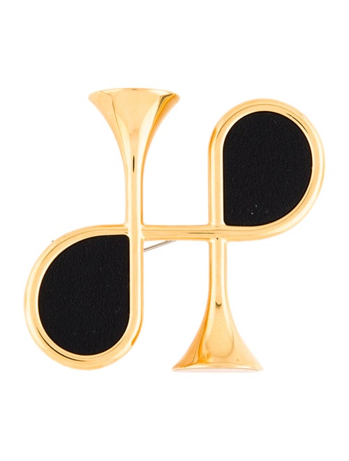 Hermès Cor H Brooch