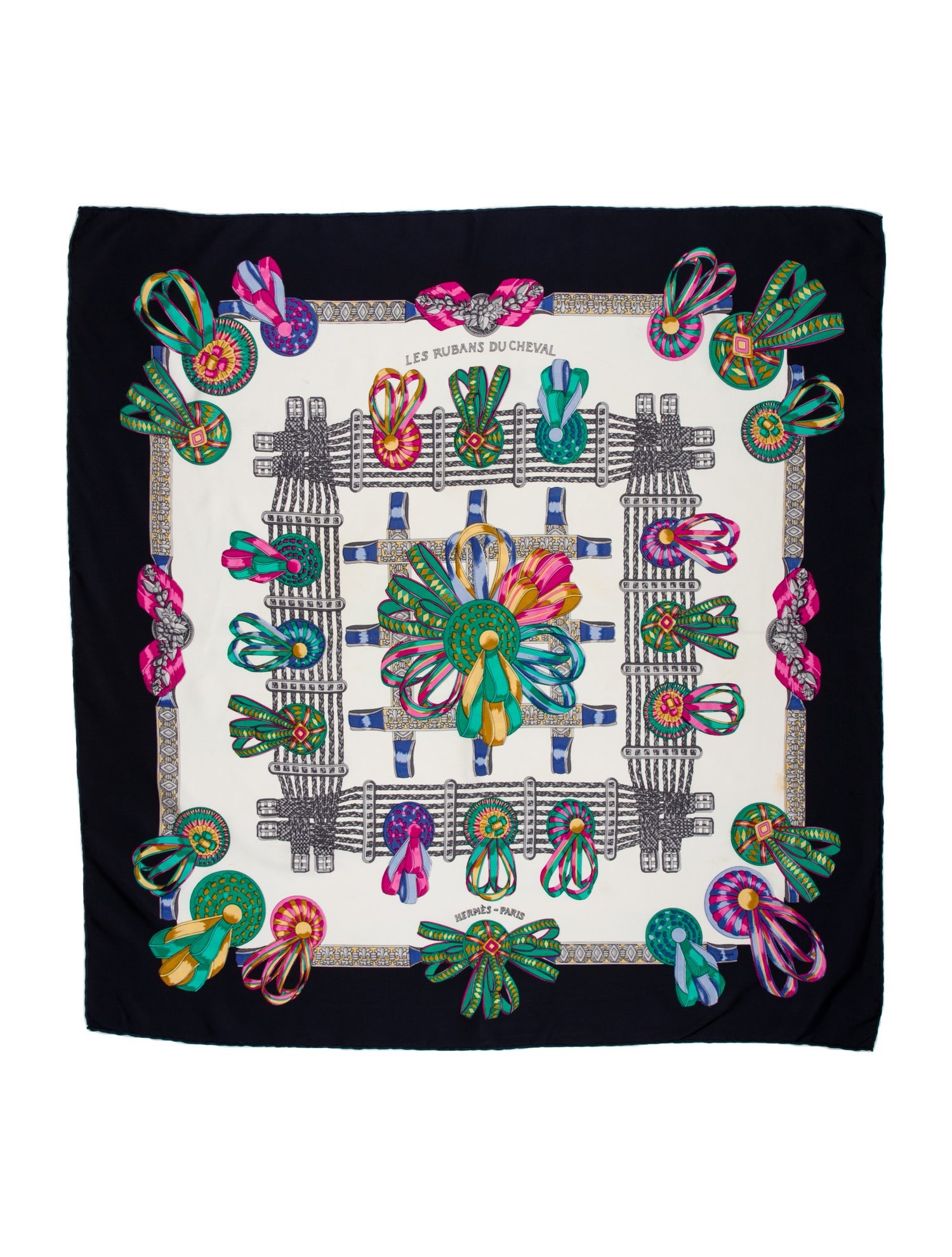 Hermès Les Rubans du Cheval Silk Scarf