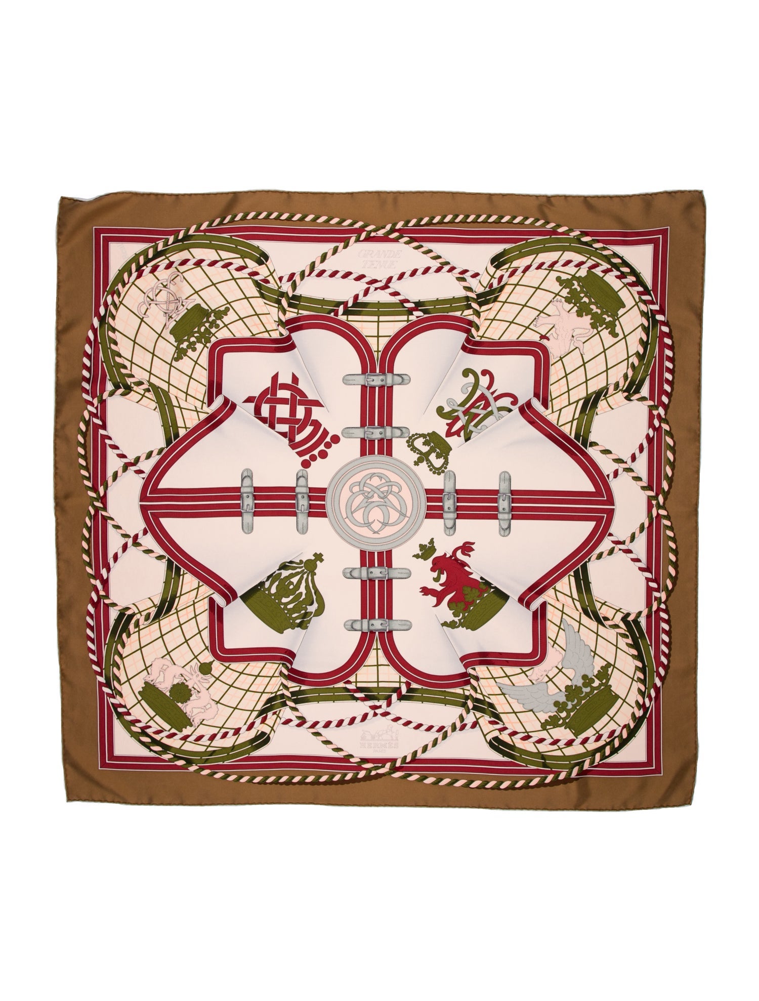 Hermès Grand Tenue Wash Silk Scarf