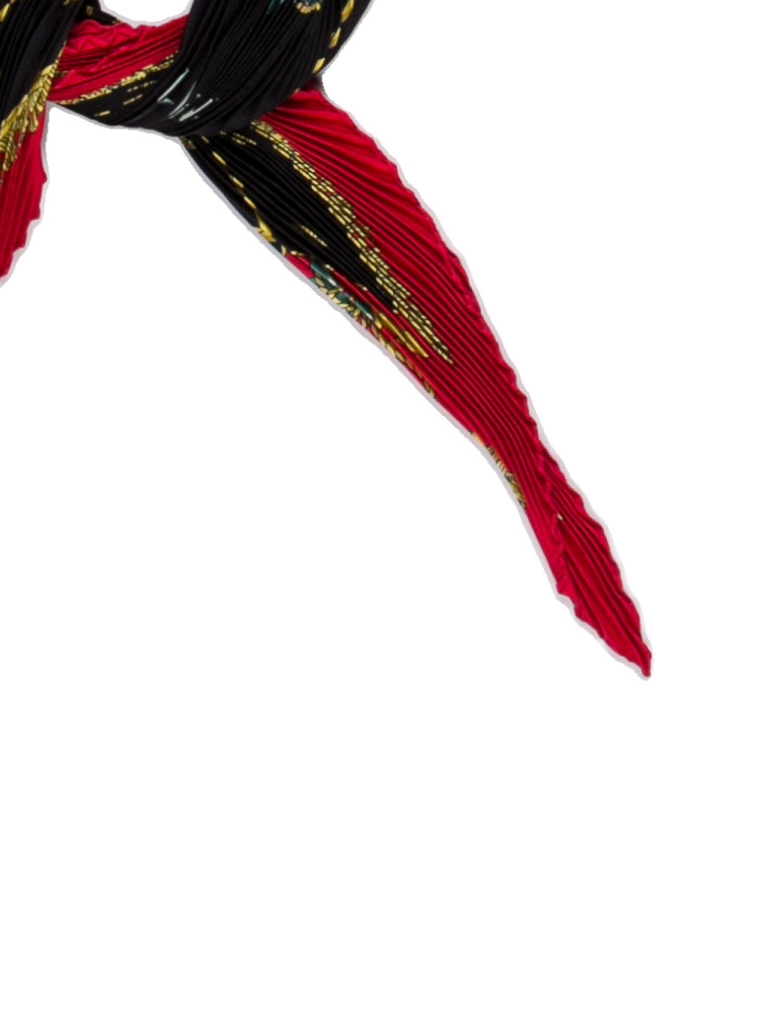 Hermès Vue du Carosse de la Galère la Réale Silk Plissé Scarf