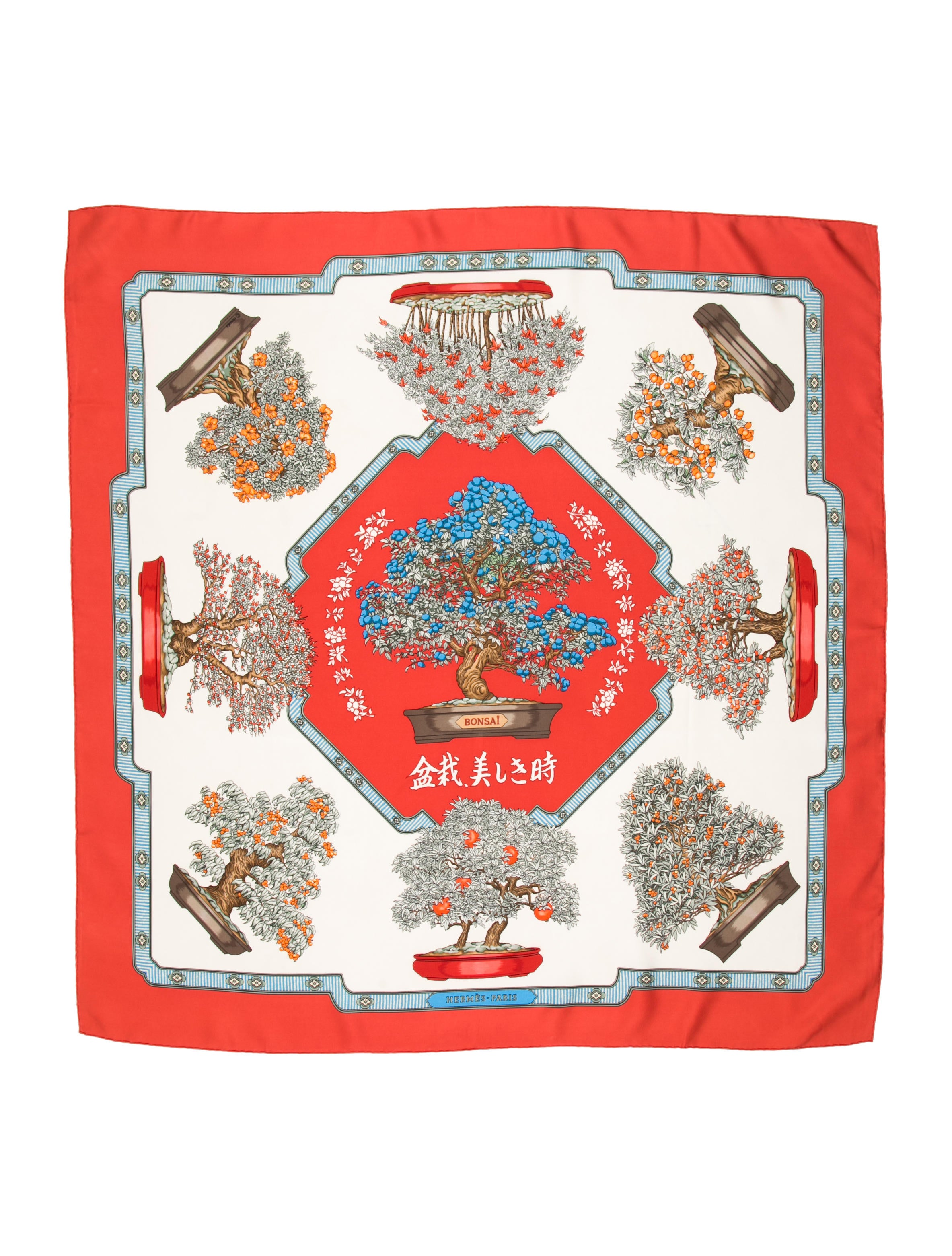 Hermès Bonsai Silk Scarf