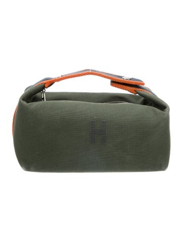 Hermès Cosmetic Bags Canvas Traval Bag