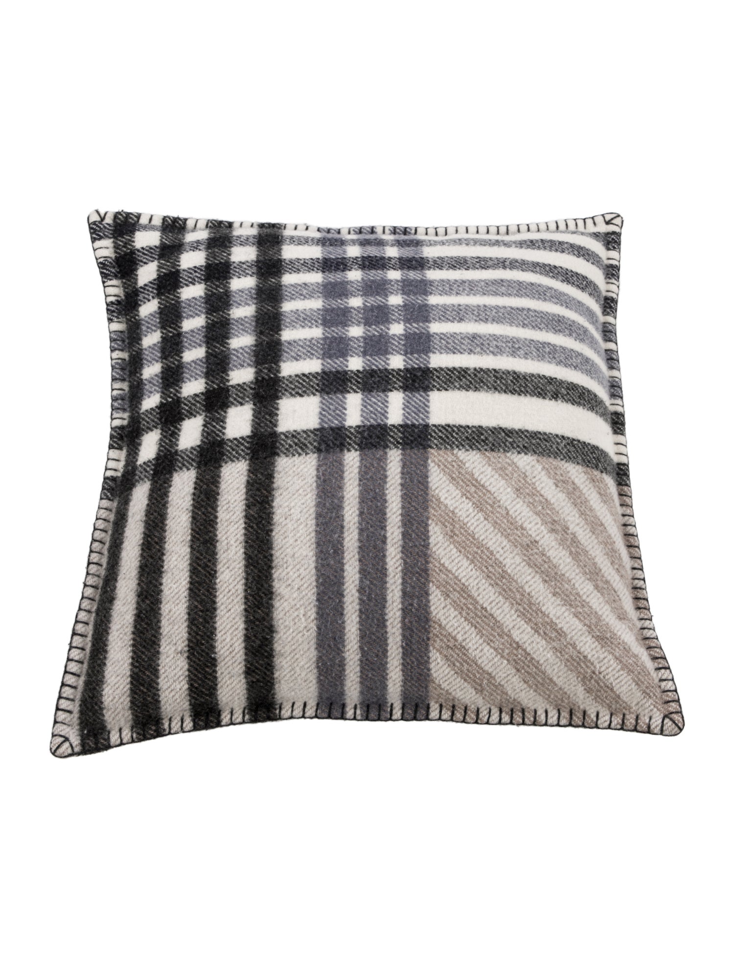 Stunning Wool Blanket And Throw Pillow image