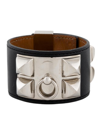 Hermès Collier de Chien Leather Wrap Bracelet