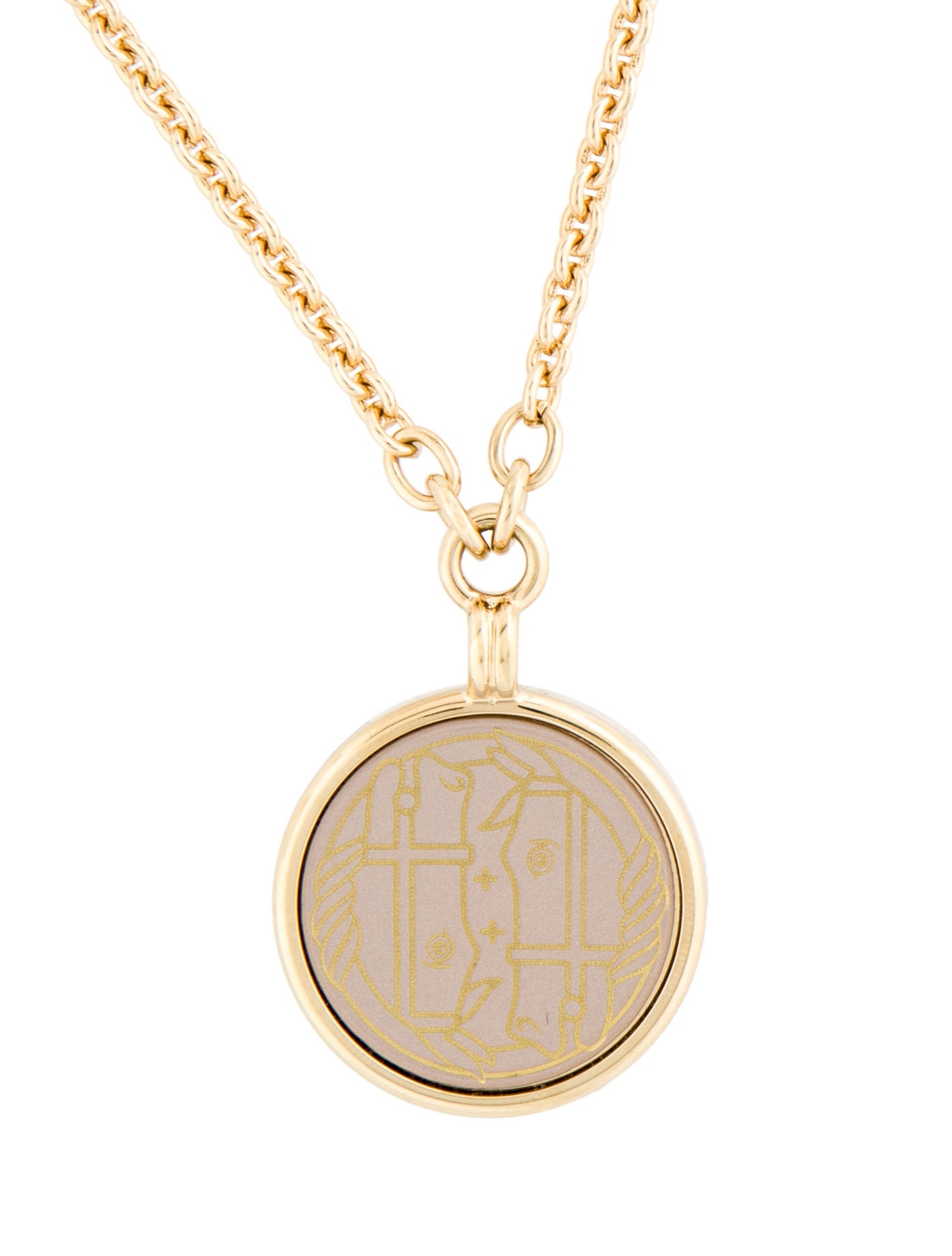 【HERMES】Medaille OP'H necklace, small model Medaille OP'H necklace, small model | Hermès Canada