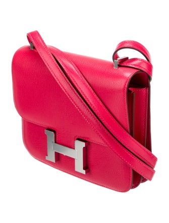 Hermès 2023 Chevre Mysore Mini Constance 18