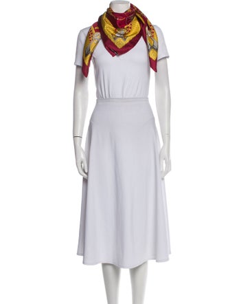 Hermès Voitures Paniers Silk Scarf