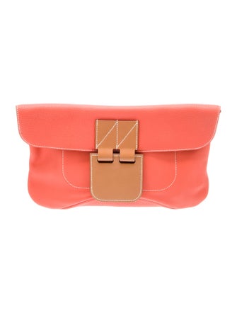 Hermès Clemence Vache Hunter Virevolte 35 Clutch