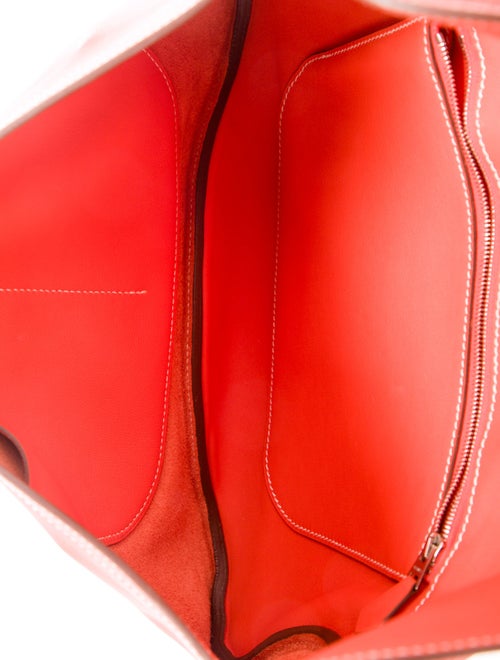 Hermès Clemence Vache Hunter Virevolte 35 Clutch