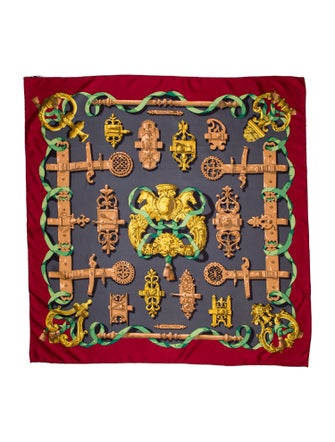Hermès Ferronnerie Silk Scarf