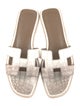 Hermès Himalayan Oran Leather Slides