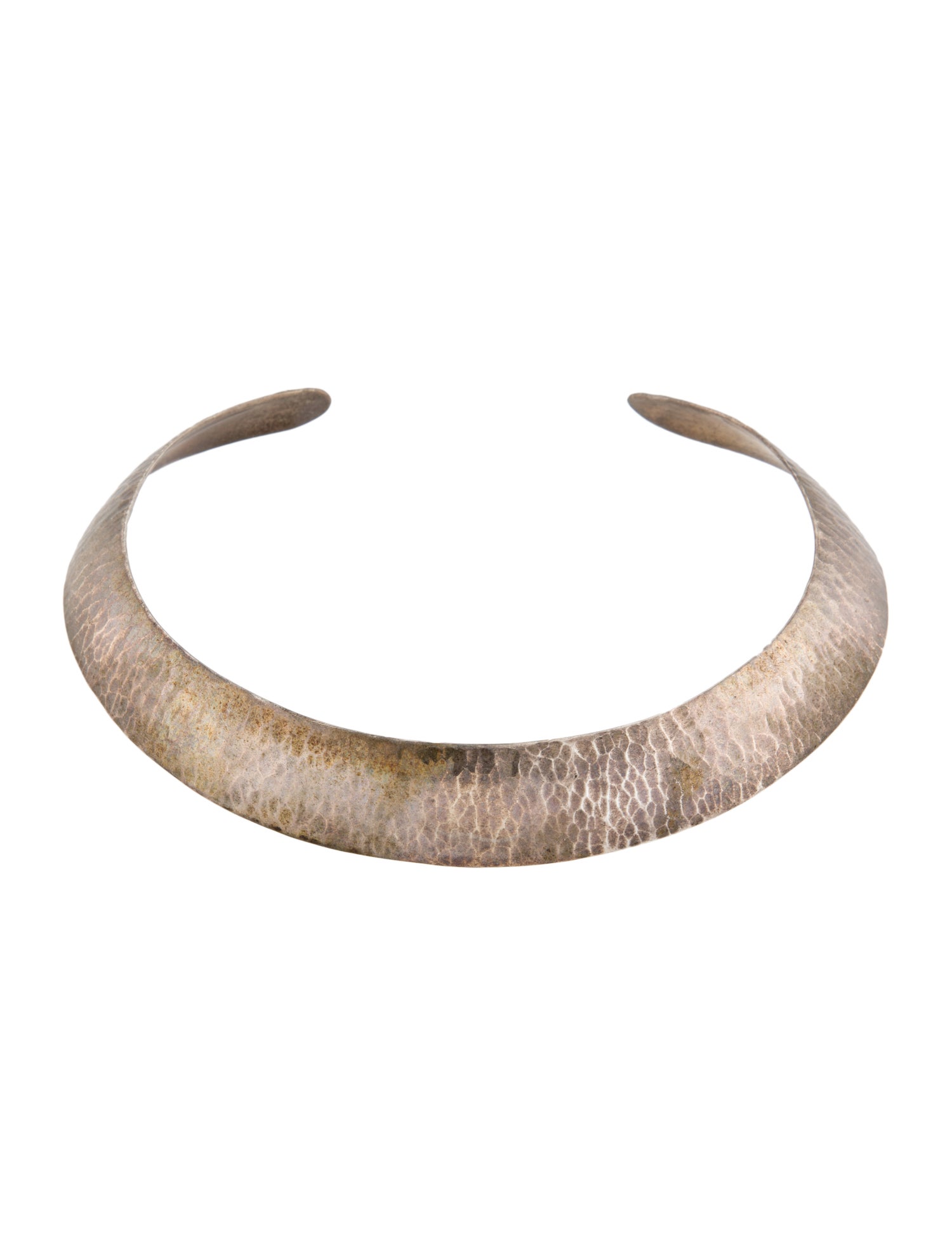 Hermès Hammered Collar Necklace