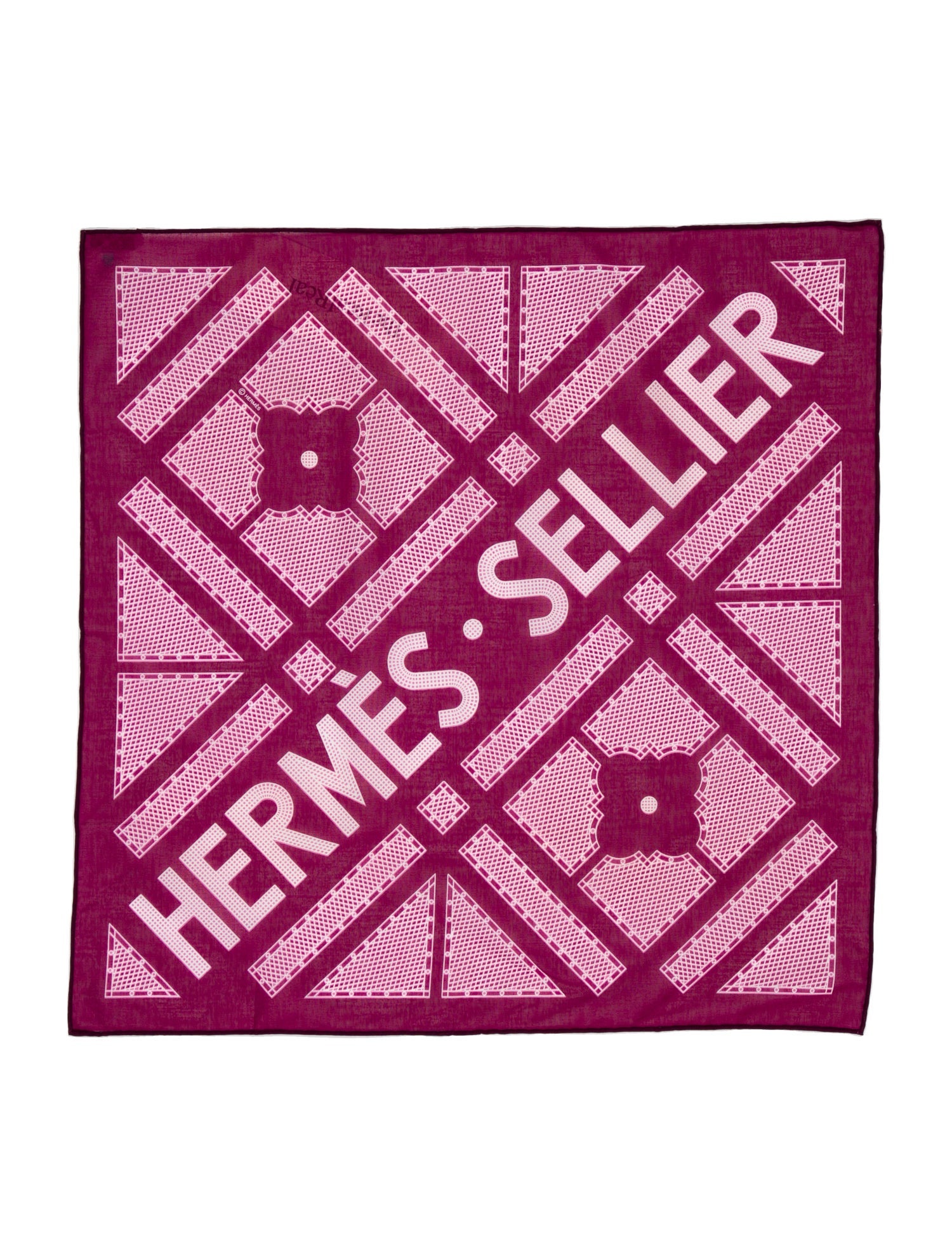 Hermès Gavroche Sellier Scarf