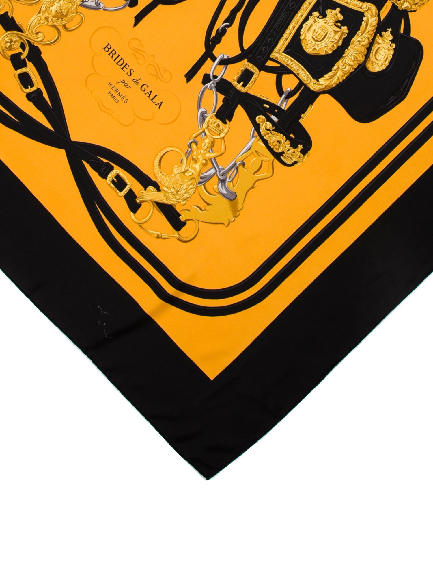 Hermès Bouclerie D'Attelage Silk Scarf - Black Scarves and Shawls ...