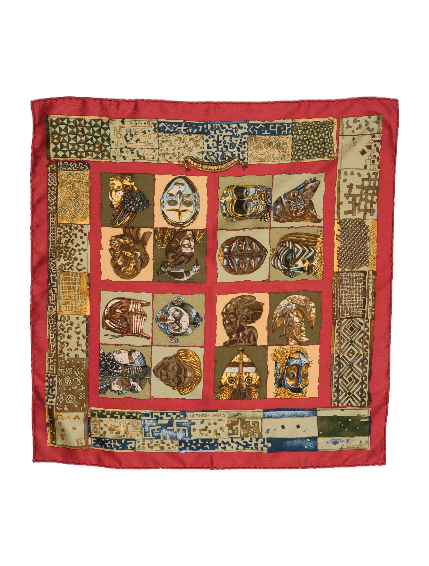 Hermès Persona Silk Pocket Square