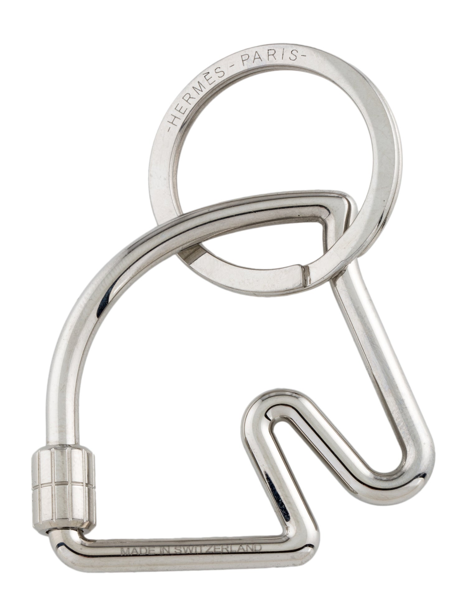 Hermès Cheval Key Ring - Silver Keychains, Accessories