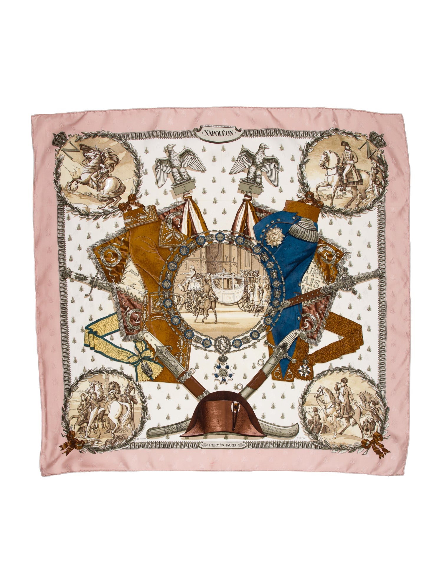 Hermès Napoléon Jacquard Silk Scarf