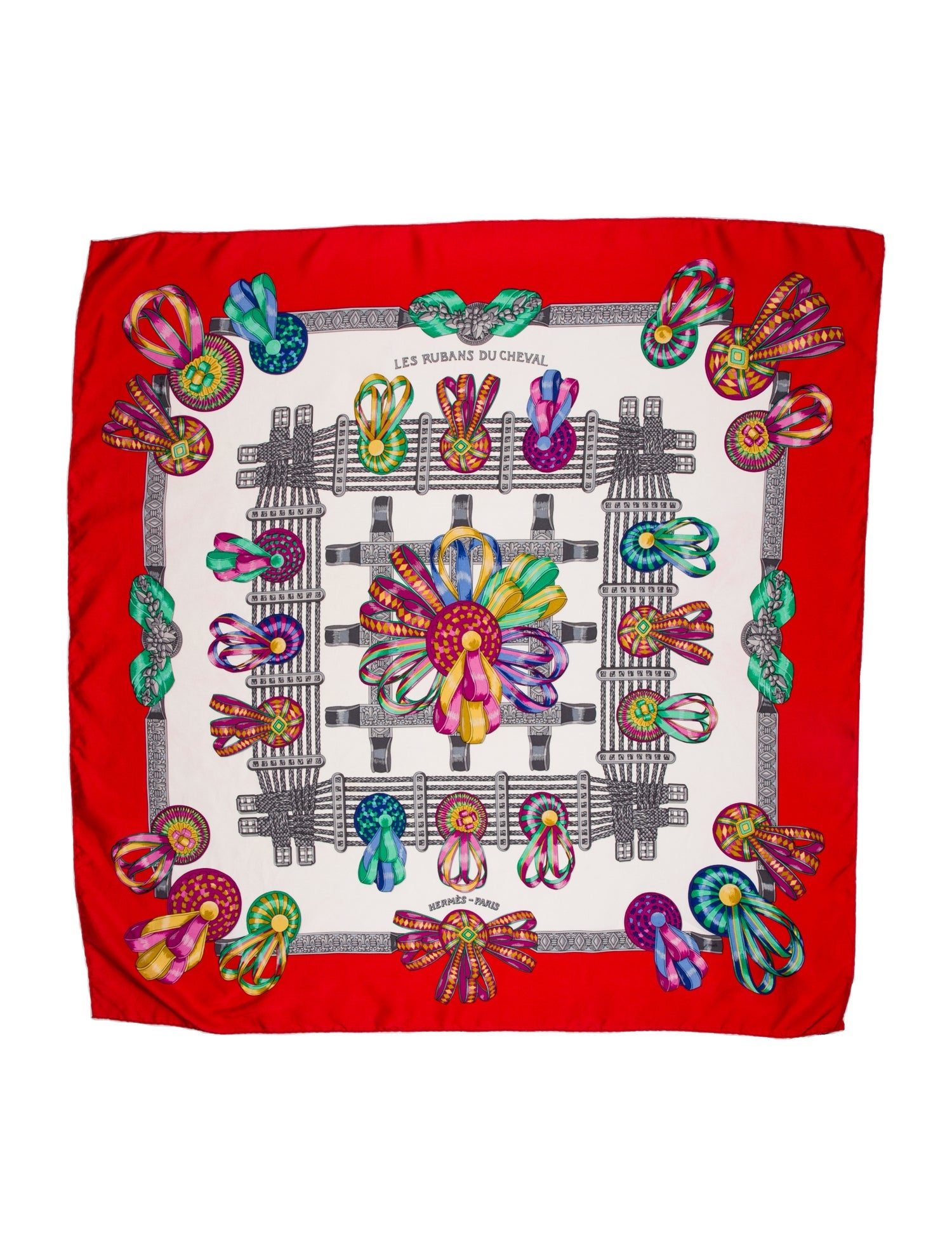 Hermès Les Rubans du Cheval Silk Scarf