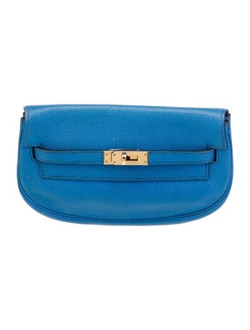 Hermès Clutches Epsom Kelly Pochette