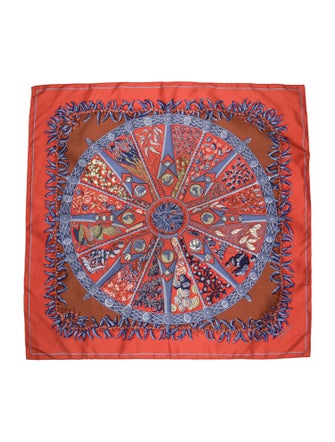 Hermès Aux Pays Des Epices Silk Scarf
