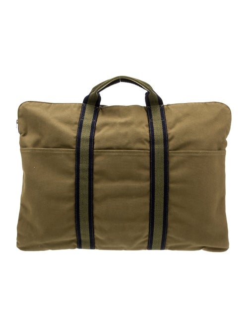 Hermès Toile Fourre-Tout Briefcase