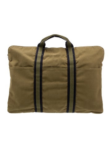 Hermès Handle Bags Toile Fourre-Tout Briefcase