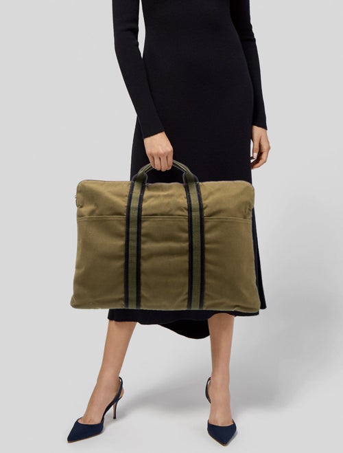Hermès Toile Fourre-Tout Briefcase