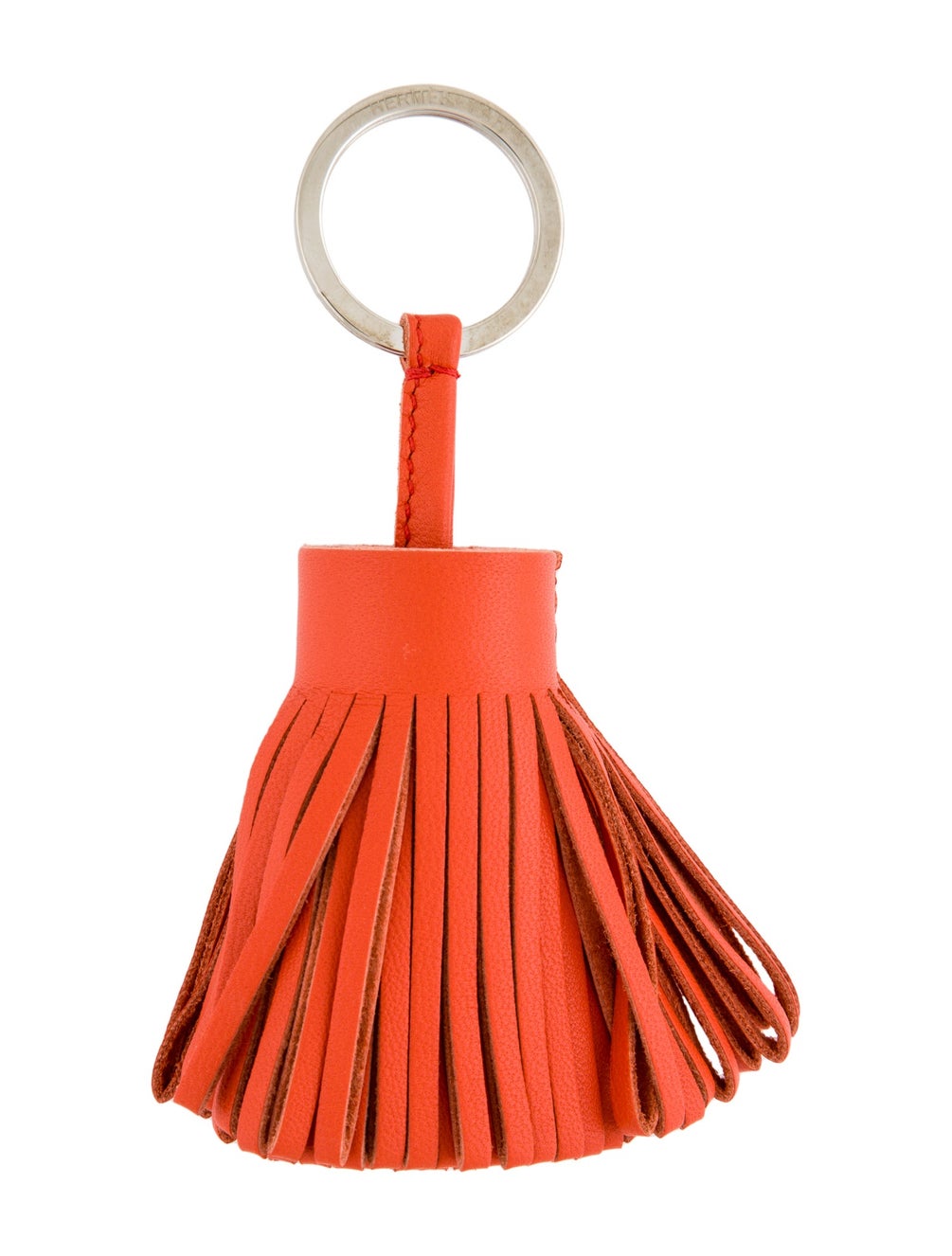 Hermès Carmen Tassel Key Ring Orange Keychains, Accessories