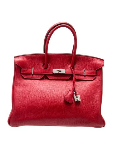 Hermès Handle Bags Clemence Birkin 35 35cm