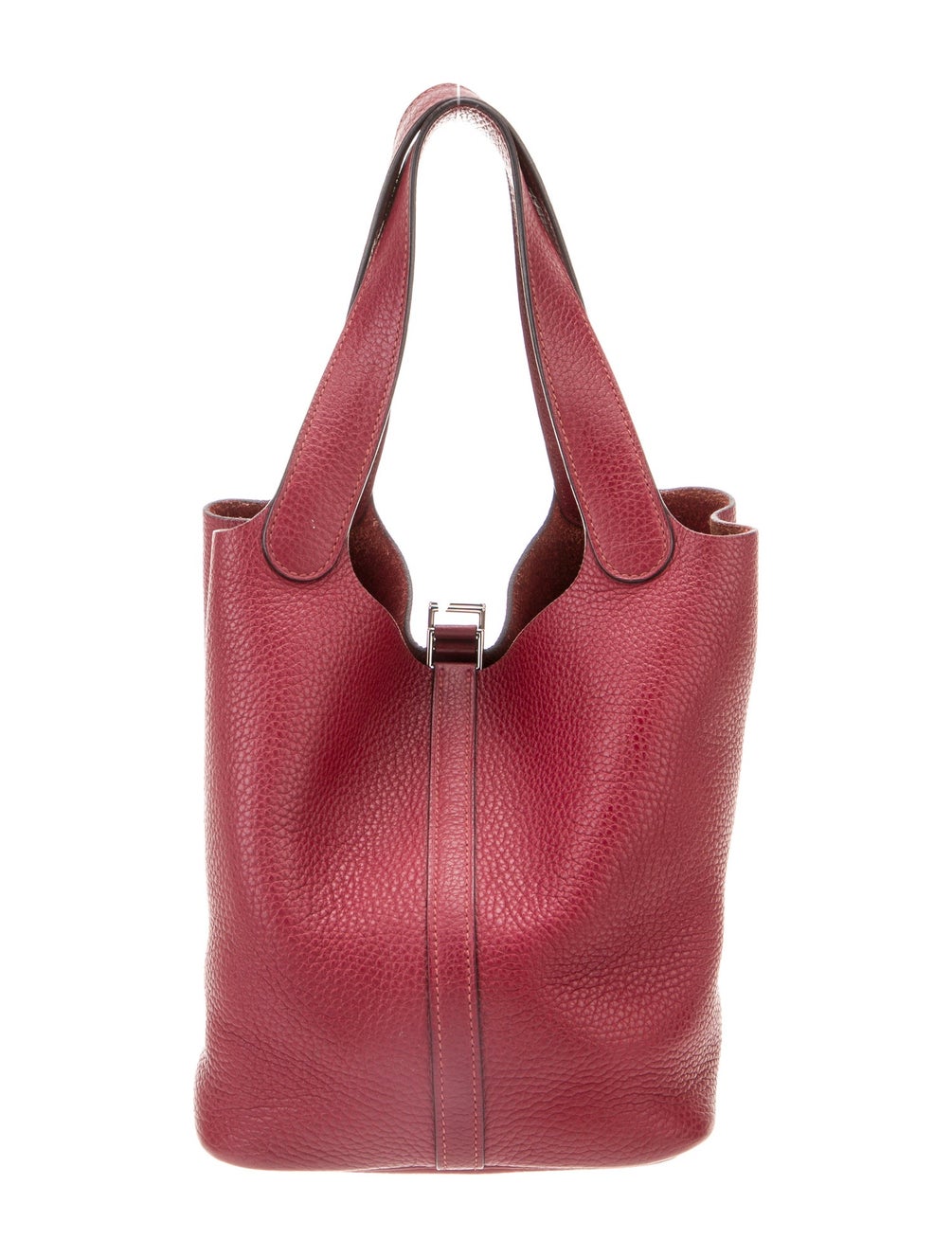 Hermès Clemence Picotin Lock 22 Red Handle Bags, Handbags HER654728