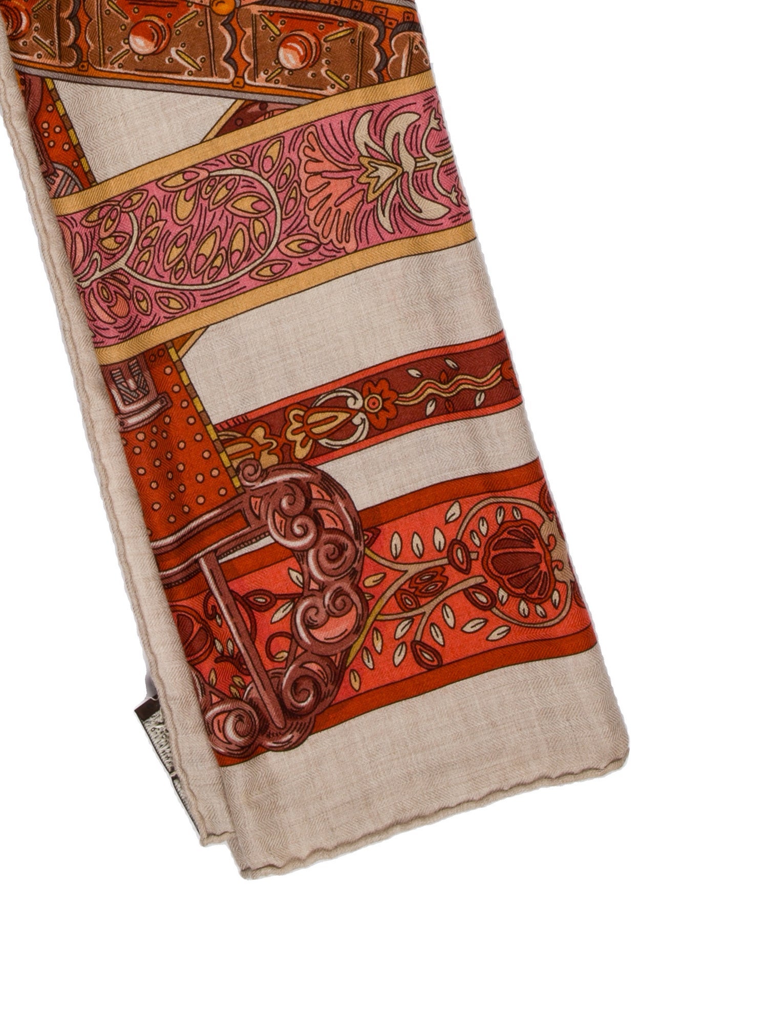 Hermès Le Songe De La Licorne Cashmere Shawl