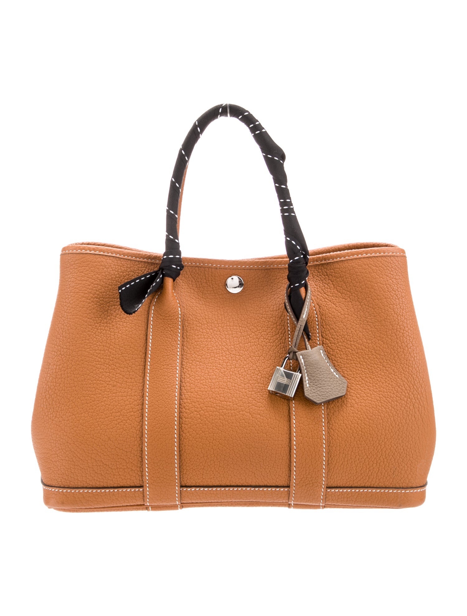 Hermès Negonda Garden Party 30 Brown Handle Bags, Handbags