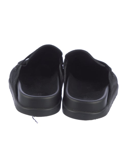 Hermès Go H Suede Mules