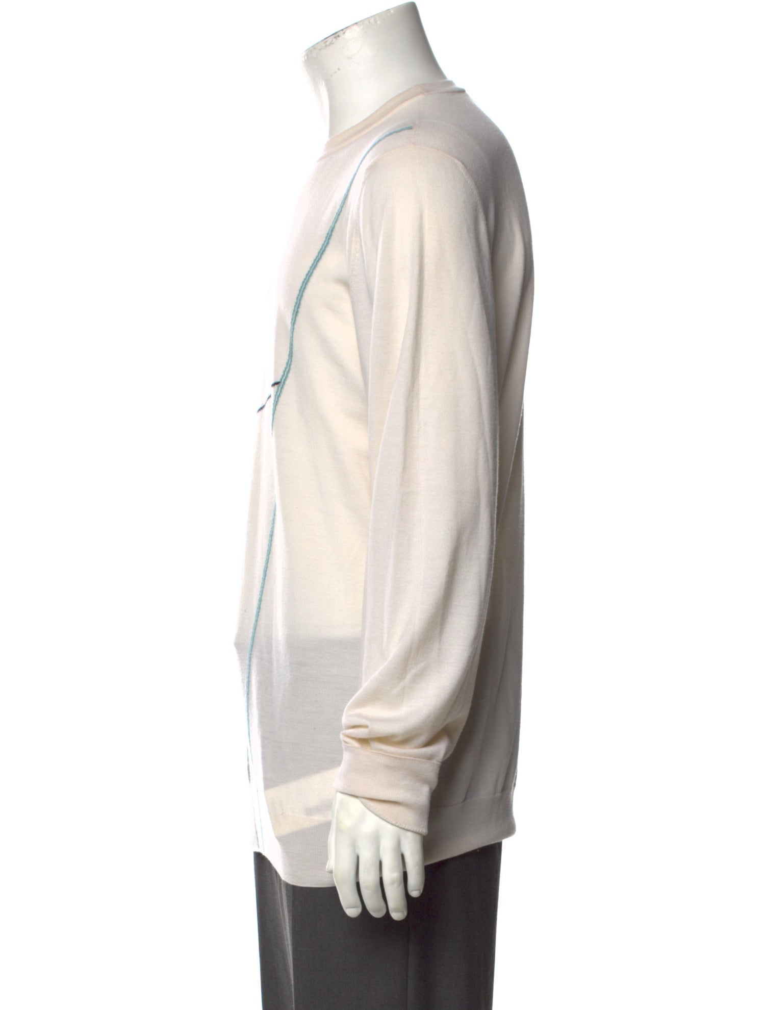 Hermès Wool Colorblock Pattern Pullover