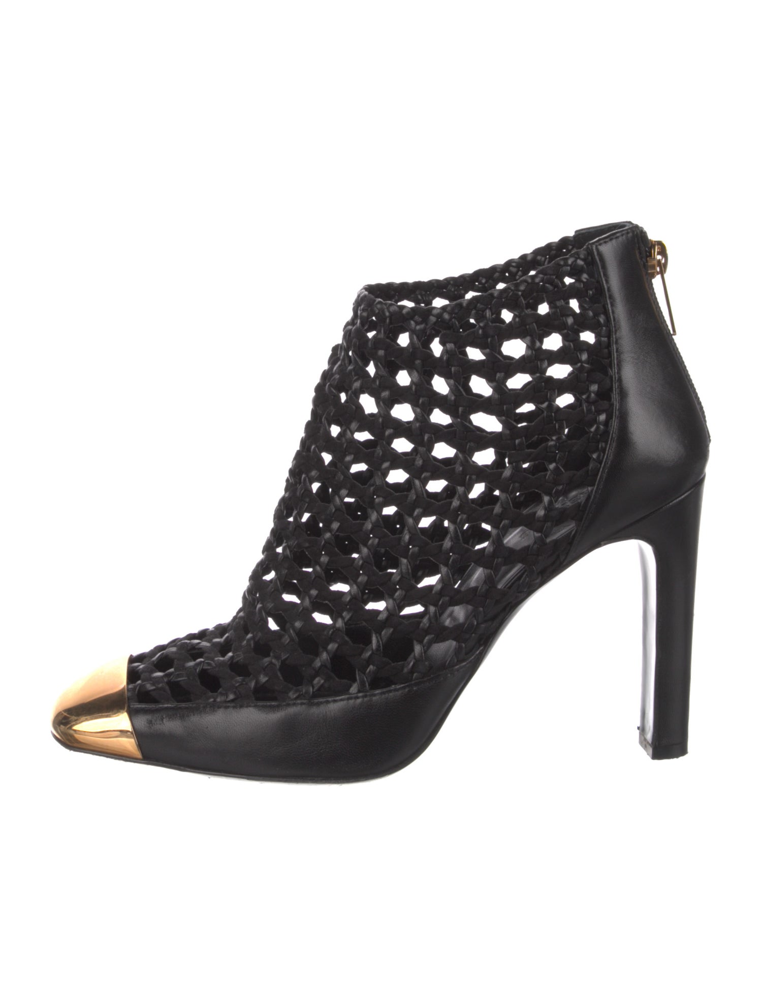 Hermès Leather Colorblock Pattern Boots