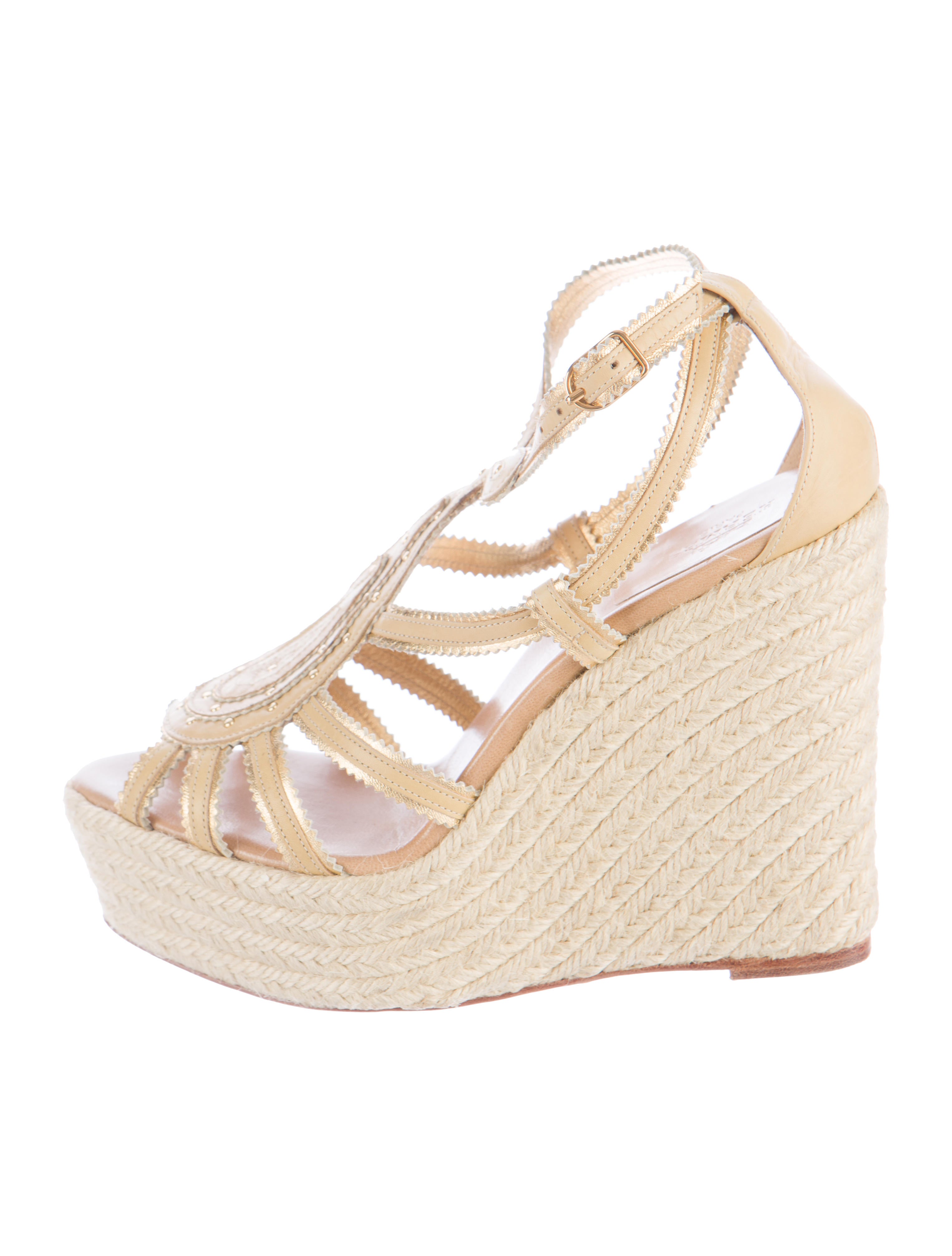 studded wedge sandals herm 232 s studded wedge sandals shoes her65734 the realreal studded wedge sandals herm 232 s studded wedge sandals shoes her65734 the realreal