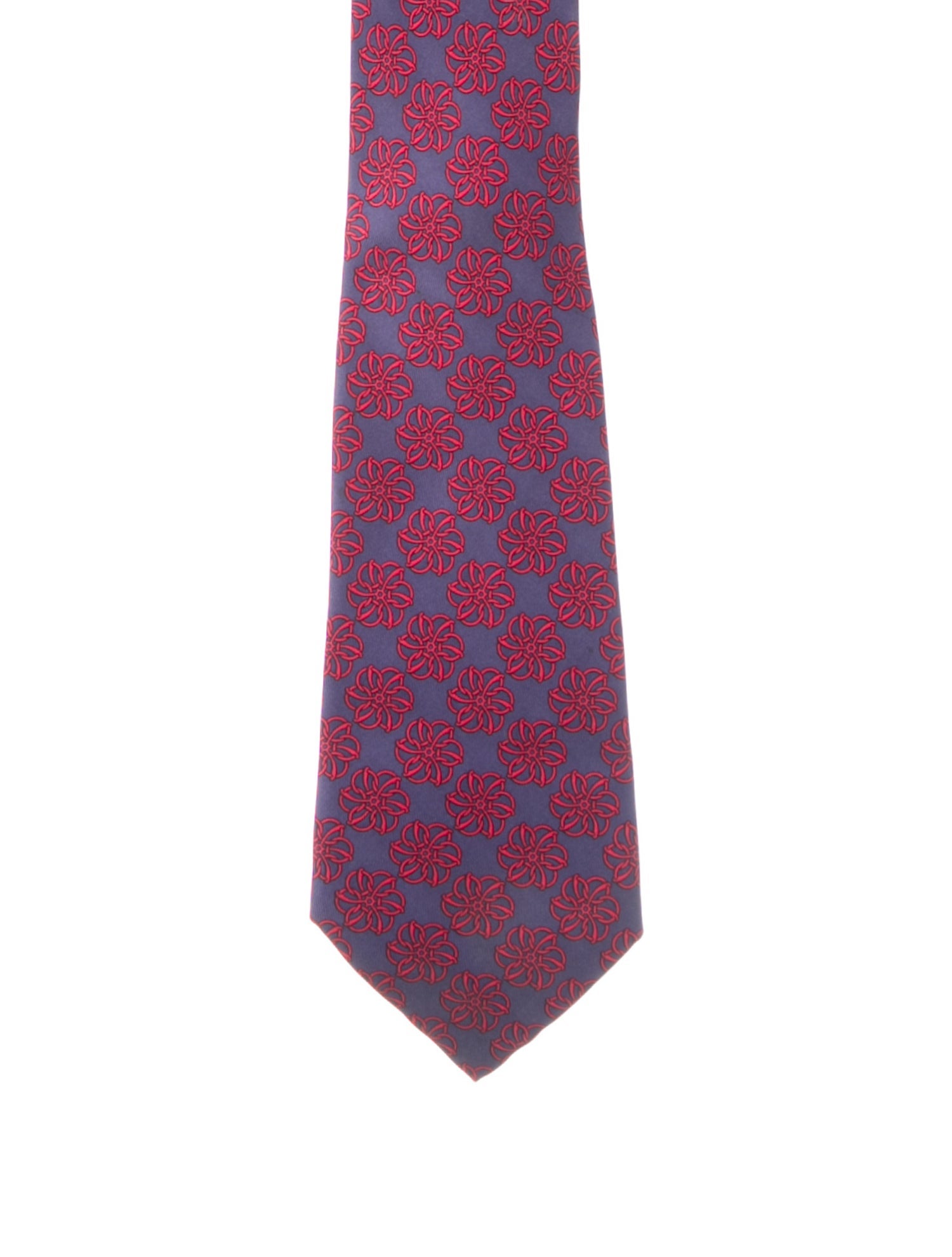 Hermès Silk Pattern Tie