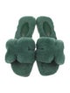 Hermès Fur Slides