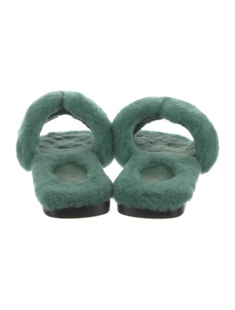 Hermès Fur Slides