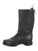 Hermès Leather Moto Boots Leather Rain Boots