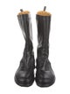 Hermès Leather Moto Boots Leather Rain Boots