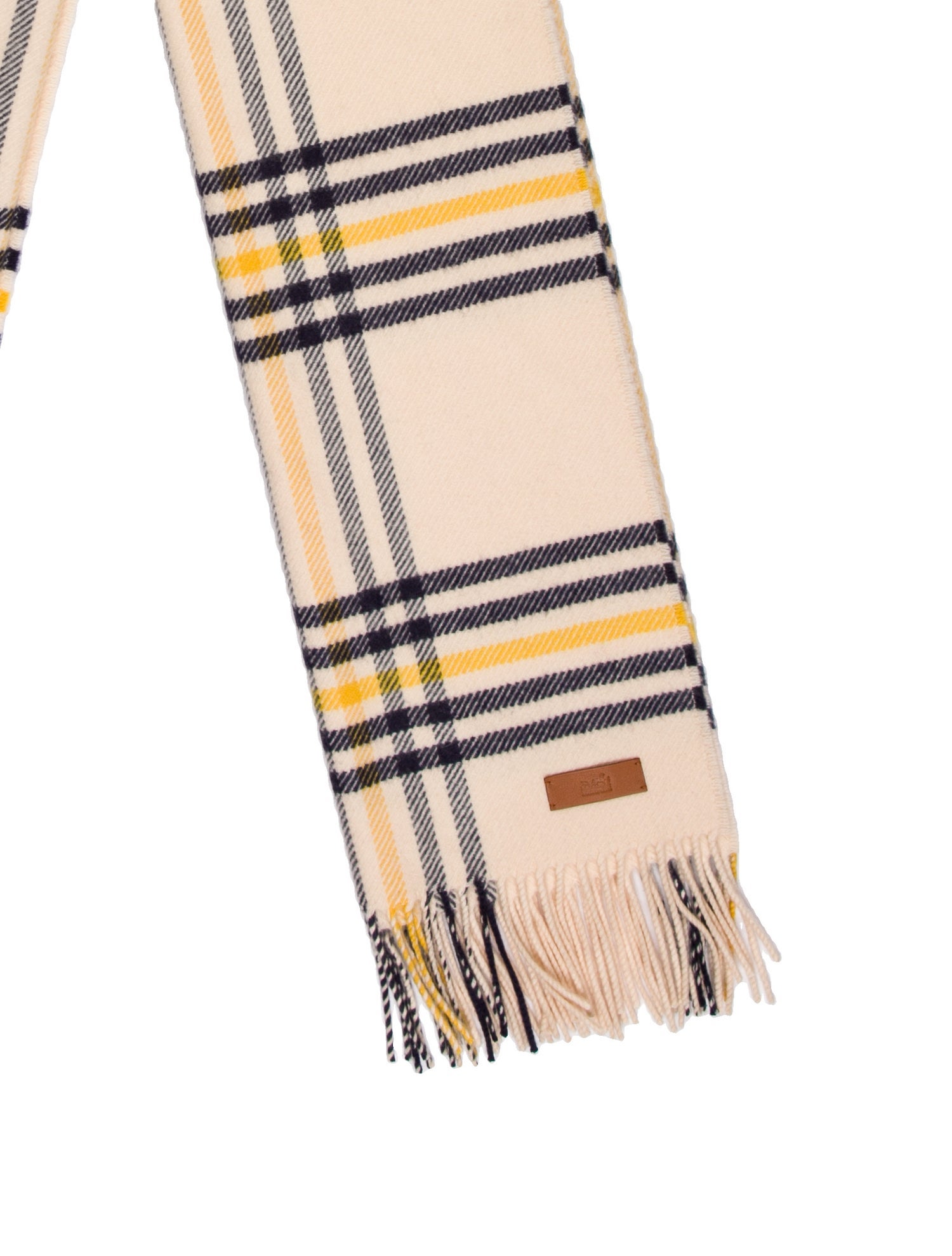 Hermès Blacket Check Cashmere Scarf w/ Tags