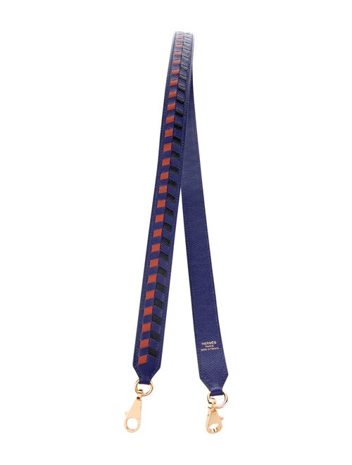 Hermès Epsom Tressage Chevron 25mm Bag Strap