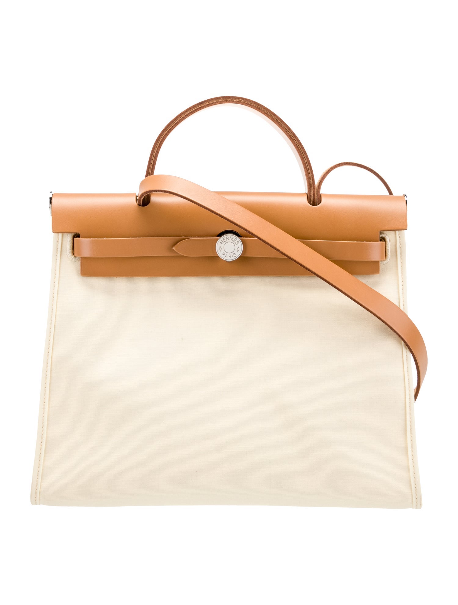 Hermès Toile Herbag Zip 31 Brown Handle Bags, Handbags HER661495