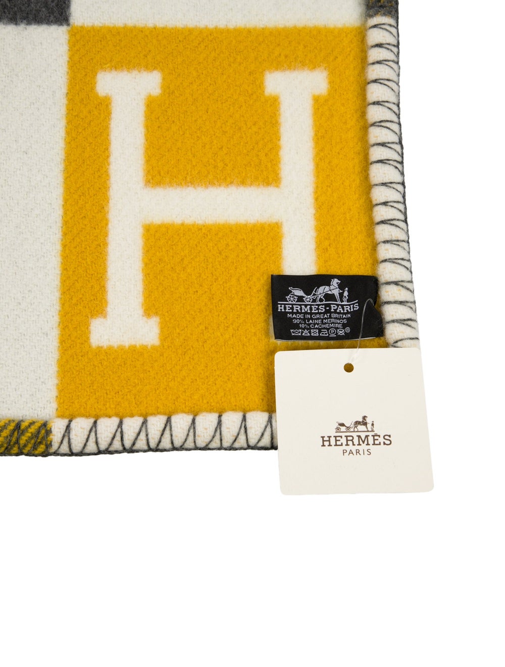 Hermès Avalon III Blanket Grey Bedding, Bedding & Bath HER661903