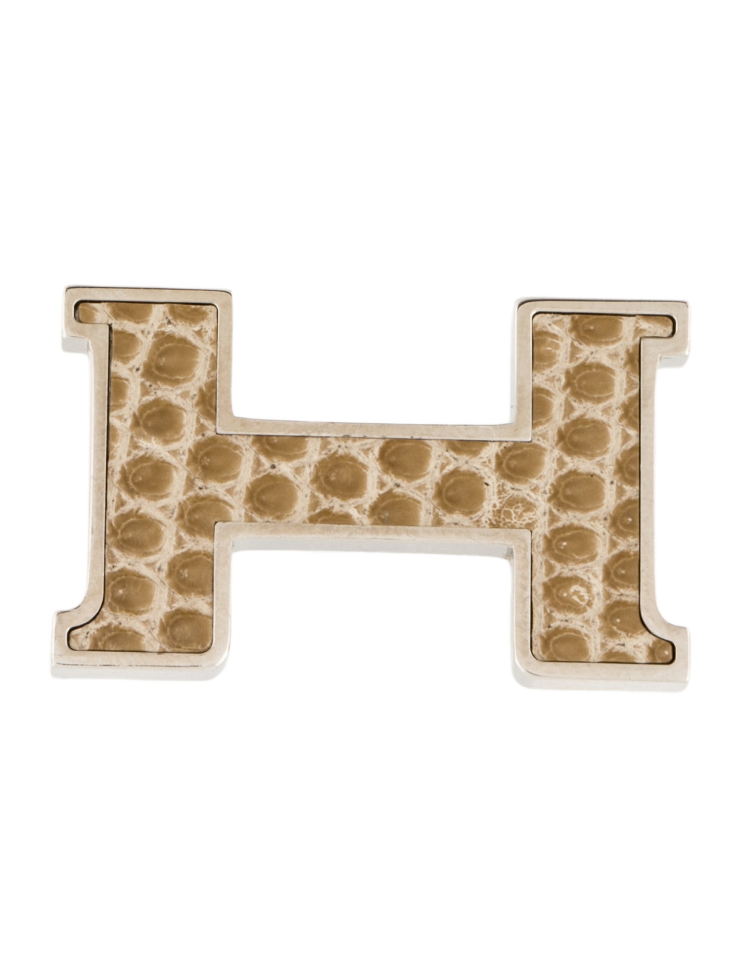 Hermès 13 mm Lizard Constance Belt Buckle