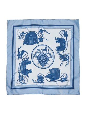 Hermès 'Ex-libris' Silk Scarf